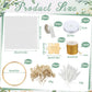 AceOrbit 50 Sets Wedding Almond Candy Favors for Guests Include Ring and Tulle Bag DIY Marzipan Souvenirs for Engagement Bridal