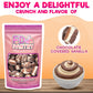 FD Pantry Freeze Dried Milk Chocolate Vanilla Nougat Candy, 7 oz Large Bag