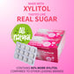 Xyloburst Xylitol Chewing Gum, Sugar Free, Gluten Free, Keto Friendly, Pink, Small, Pack of 12, 12 Pieces