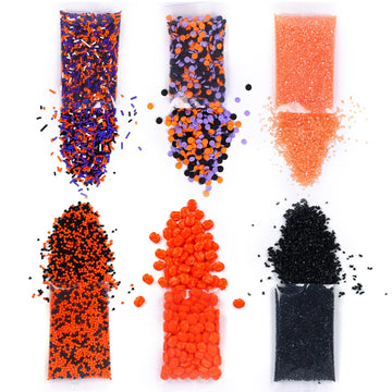 Halloween Sprinkles For Cake Decorating Edible Sprinkle Mix Pumpkin Jimmies Orange Sanding Sugar Cake Sprinkles For Baking Cupca