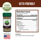 Flavor Seed Organic Garlic Salt Seasoning, Keto Friendly, Non-GMO, 3.4oz Shaker Jar