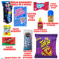 Cotton Candy Pickle Kit by Food Crush - Valentines Day Gift Box with Blue Pickle, Takis, Cotton Candy Crunch & More for Kids & Teens