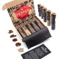 Pepper Gift Set – 5 Exotic Spices World S – Mens Stocking Stuffers For Men, Gift Sets For Dad, Gourmet Food Christmas Box For Him, Present Basket - Timber Taste®