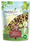 Organic Raw Seeds, Nuts And Raisins Mix, 4 Pounds - Raw And Non-Gmo Trail Mix Contains Walnuts, Almonds, Cashews, Hazelnuts, And