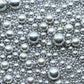 Sentovac Edible Silver Pearl Sugar Sprinkles 4.23Oz/ 120G Edible Candy Pearls For Decorating | Edible Cake Cupcake Sprinkles For Halloween Christmas | Cake Topper Decorations