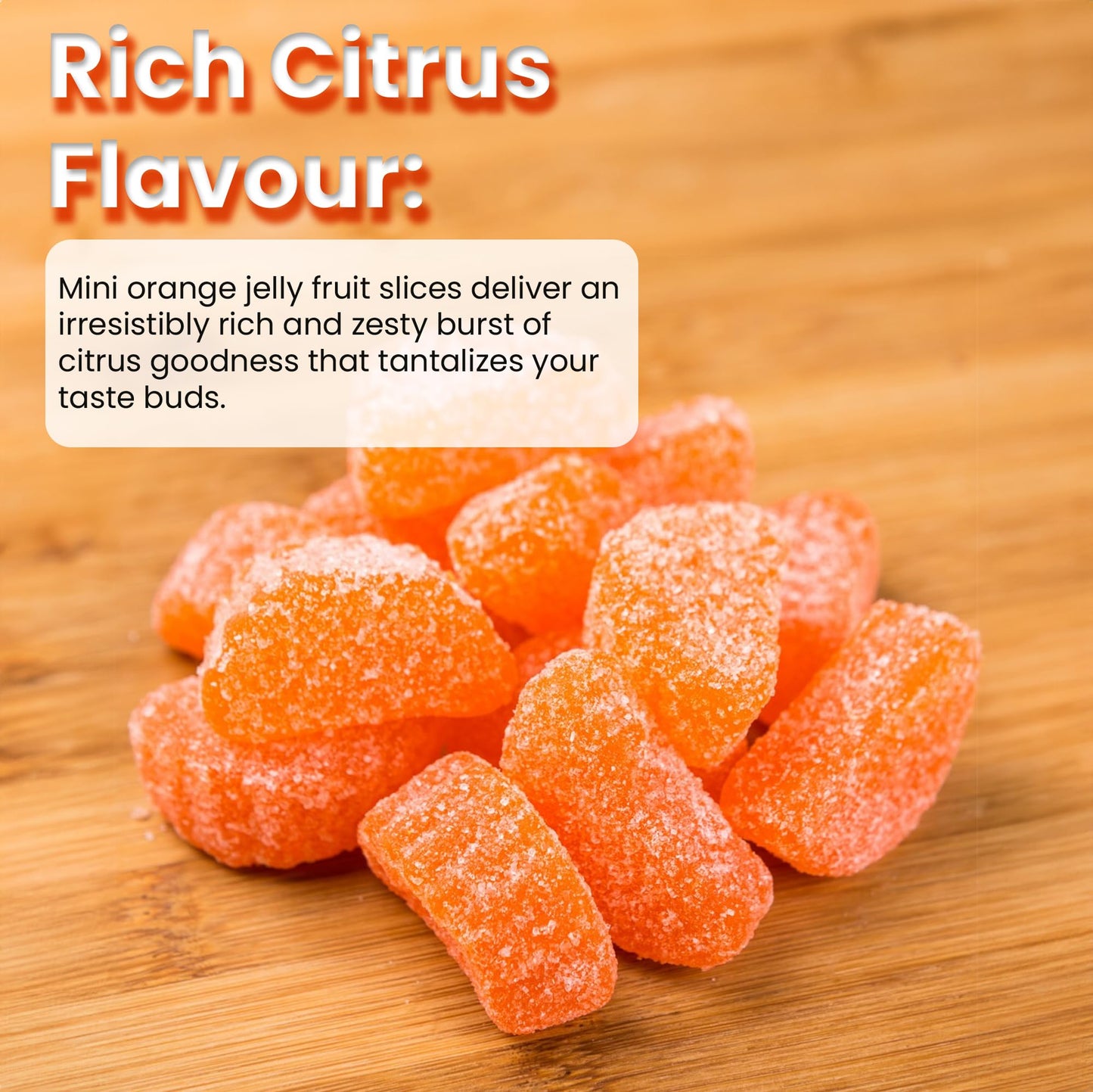 Ny Spice Shop Orange Slices Jelly Candy - 3 Pound Jelly Fruit Candy - Dried Orange Slices - Jelly Fruit Candy Candied Orange Sli