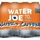 Water Joe Caffeinated Water - Sugar Free, 12 Pack of 20 Oz Bottles with 70mg Caffeine, Clear