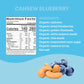 Tosi Cashew Blueberry Protein Bars, Plant Based with Nuts, Gluten-Free Crunchy Snacks, Vegan, Organic, Flax & Chia Seeds, Soy-Fr