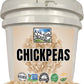 Palouse Brand Chickpeas | Certified Glyphosate Residue Free | Non-GMO | 25 LBS Emergency Food Storage Bucket