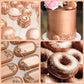 Vividye Edible Glitter Powder 30g - Rose Gold Luster Dust for Baking, Drinks, Cake Decoration