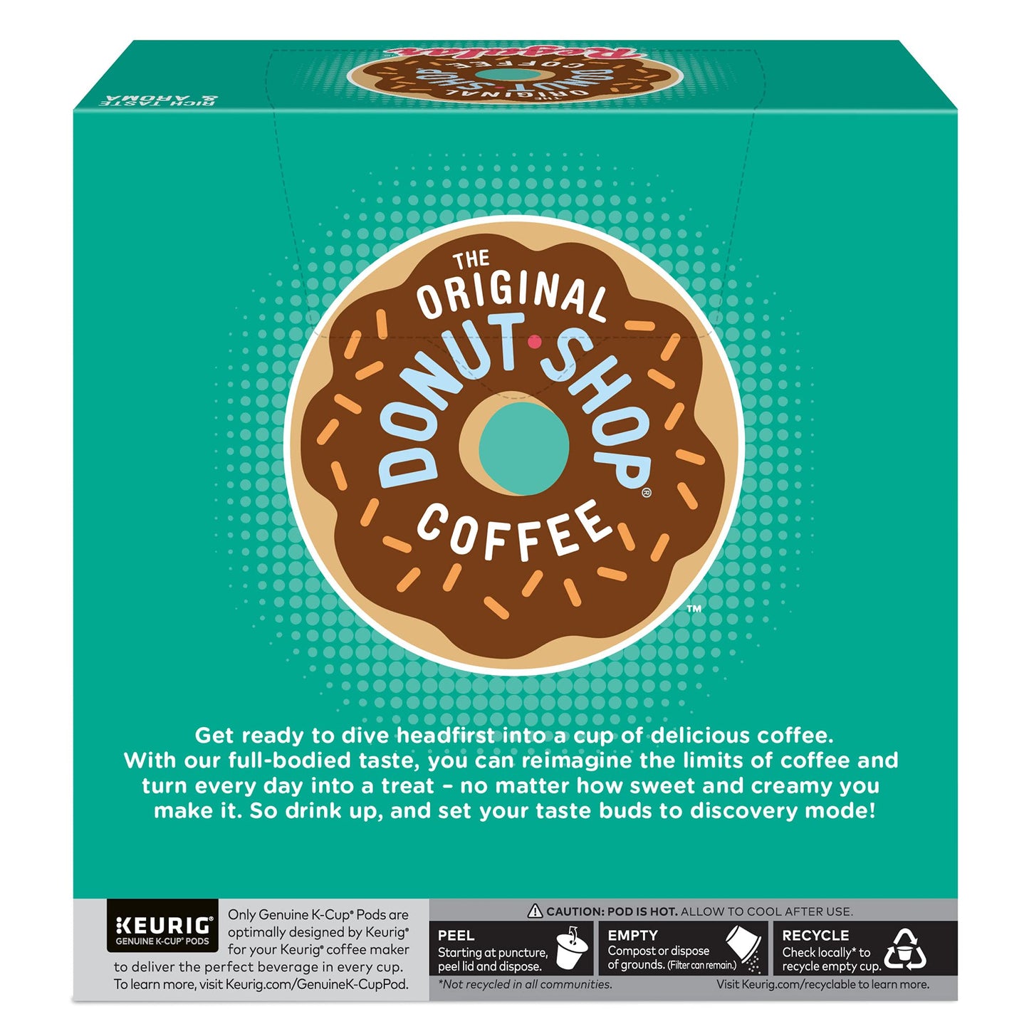 The Original Donut Shop Medium Roast Coffee Pods, 32 Count Single-Serve Keurig K-Cup Pods for a Perfect Brew