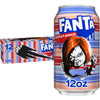 Fanta Fruit Punch Caffeine Free Soda Soft Drink  Chuckys Punch Halloween Edition  12 fl. oz. cans  12 pack
