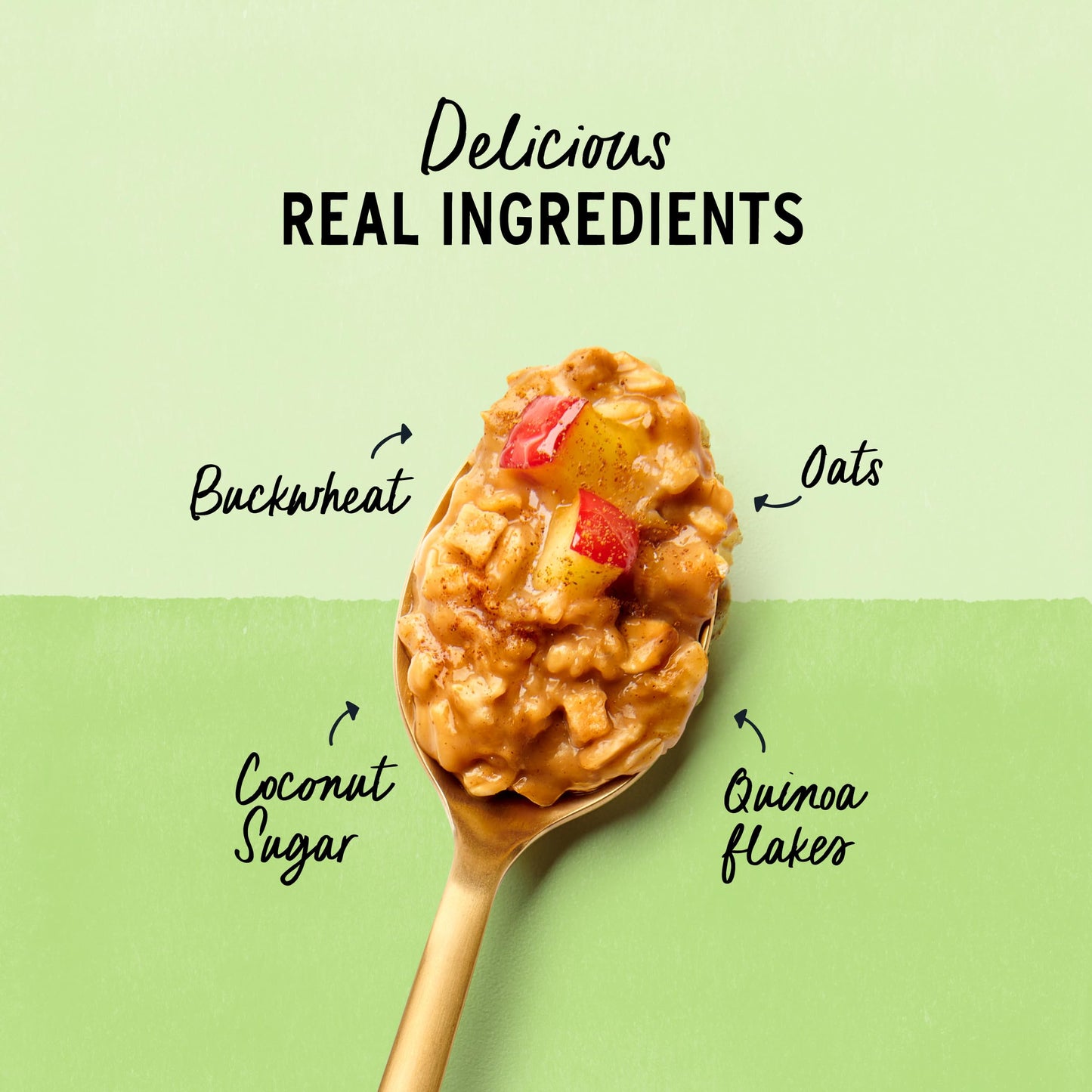 Purely Elizabeth Creamy & Hearty Protein Instant Oatmeal, Apple Harvest Crumble, Vegan Friendly, Organic, Gluten Free & Non-GMO,