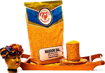Taj Premium Indian Masoor Dal, Red Lentils (2-Pounds)