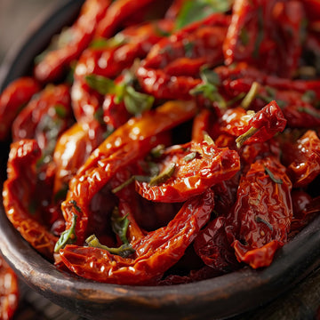 Boyraz Pure Anatolia Organic Sun Dried Tomatoes Julienne Cut, No Sugar Added, USDA Certified, Kosher & Halal, Pack of 6