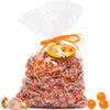 Perle Di Sole Amalfi Orange Drops With A Tart Fizzy Filling (2.2 Lbs | 1 Kg) Italian Hard Candy Individually Wrapped - Sour Oran