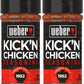 Weber Kickn Chicken Seasoning, 5 Ounce Shaker (Pack of 2)