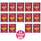 Douzzle Dibbitz Cherry, Candy Filled Straw Sticks (14 Count, Pack Of 1) Individually Wrapped Candies, Birthday Party Favors, Goo