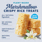 GoodMallow Vegan Rice Crispy  Individually Wrapped Box of 6  Kosher Vegan Snacks  Gluten Free Dairy Free Snacks for Kids & mature-themeds - Healthy Sweets Made with Gourmet Marshmallows (Vanilla Bean)