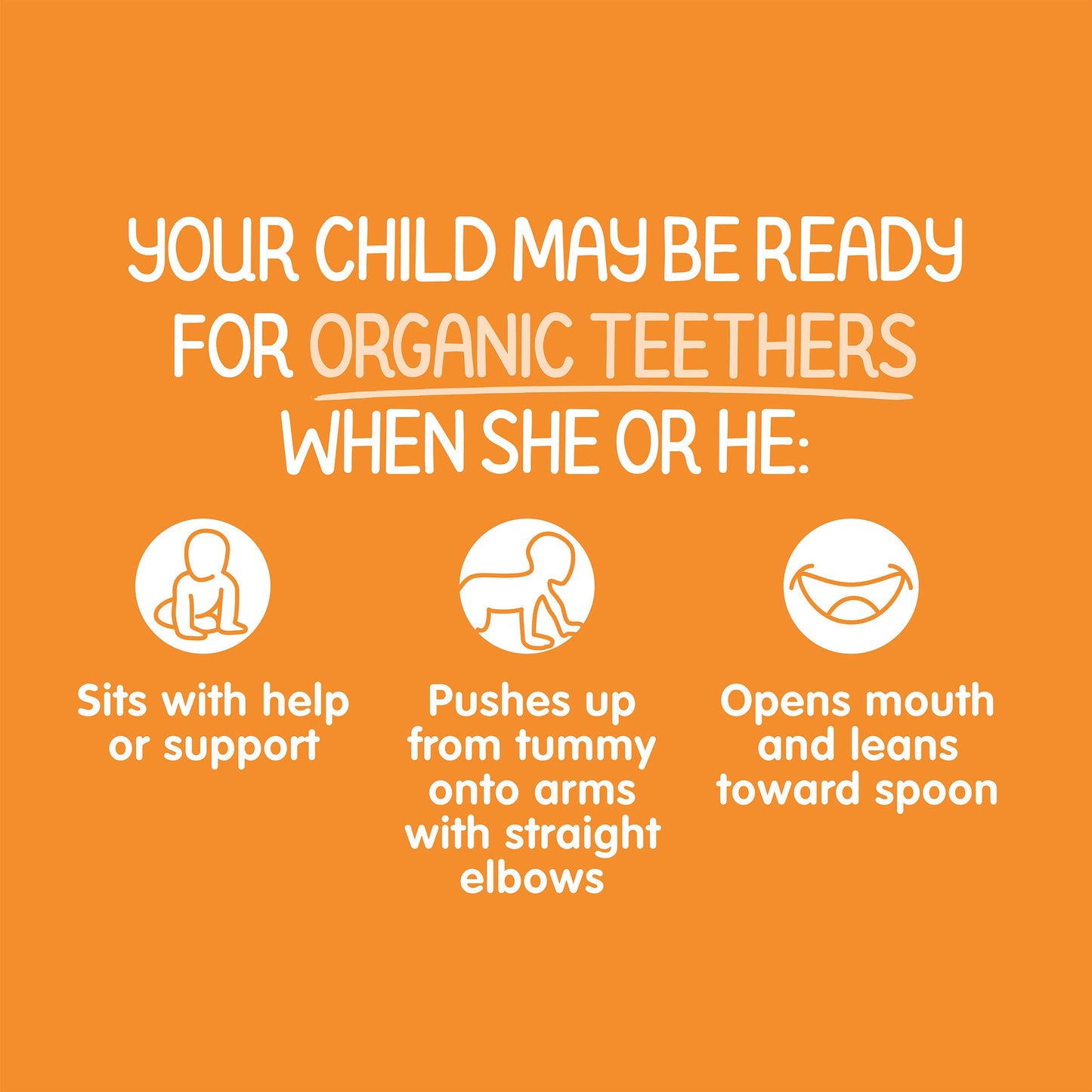 Happy Baby Organics Baby Snacks, Gentle Teething Wafers, Gluten Free & Vegan, Sweet Potato & Banana, 12 Count (Pack Of 6)