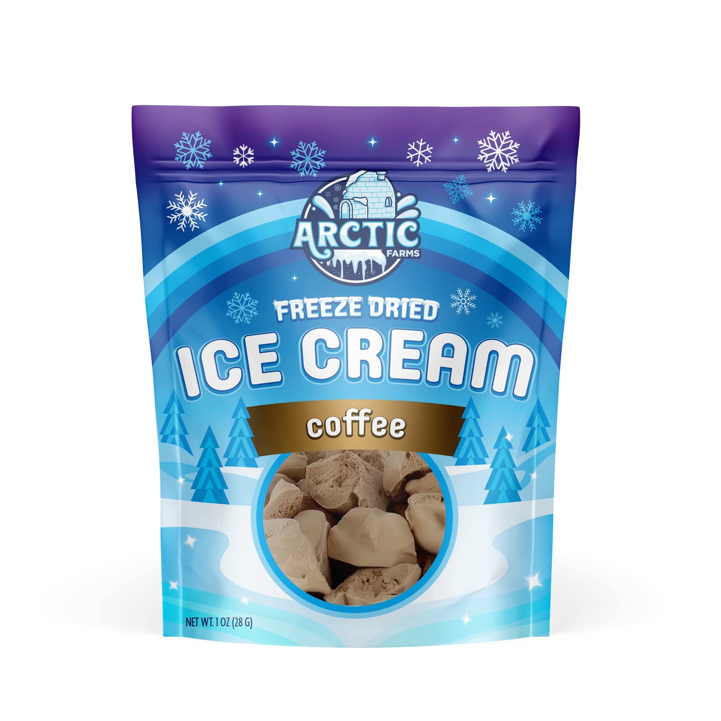 Arctic Farms Freeze Dried Ice Cream Variety Pack - 8 Flavors, Non-Melting
