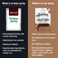 Country Archer Turkey Jerky - Turkey Meat Protein Snacks, Turkey Jerky For People, Protein Meat Snacks, Turkey Jerky Snack Packs