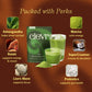 Clevr Blends Organic Matcha Green Tea Latte  Instant Ceremonial Grade  Superfood Powder Blend with Oat Milk  Lions Mane  Reishi Mushroom  Coconut Cream  Ashwagandha  Serve Hot or Iced  (30 Lattes)