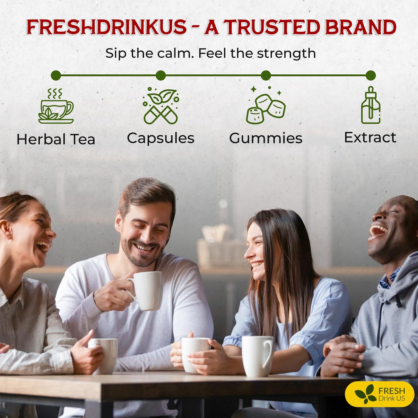 FreshDrinkUS  Yerba Mate Tea Bags | 120 Tea Bags | Traditional South American Herbal Tea - Smooth & Refreshing Flavor - enhanced Quality  Sustainably Sourced. Vegan.
