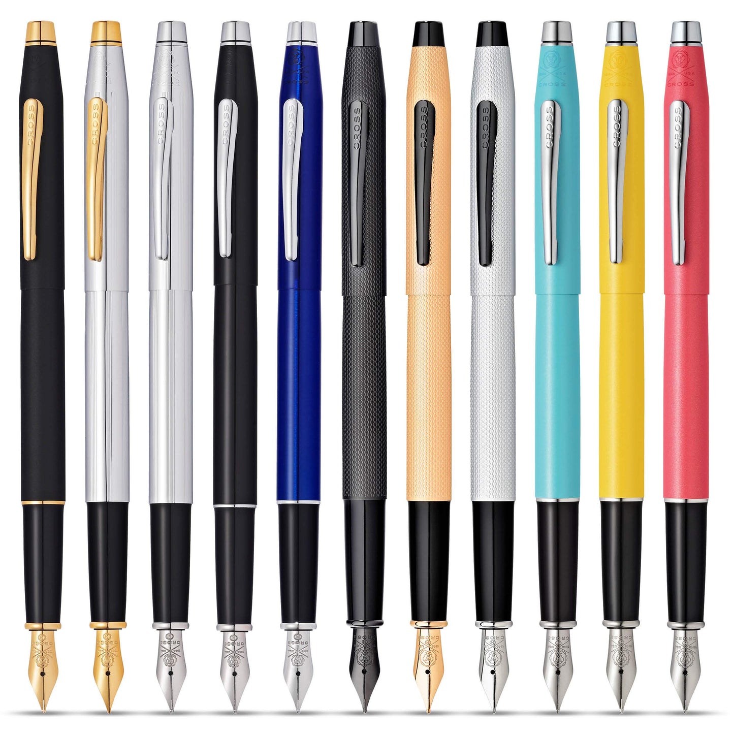 Cross Classic Century Refillable Fountain Pen, Medium Nib, Includes Premium Gift Box - Sea Foam Pearlescent Lacquer