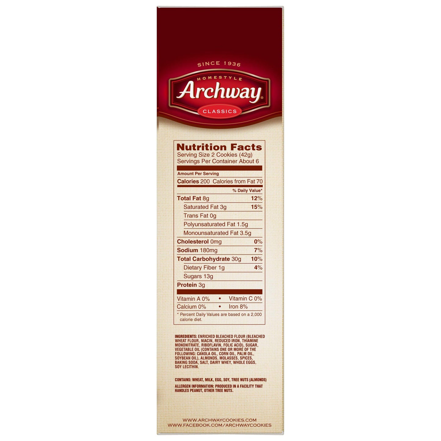 Archway, Original Windmill Cookies, 9 Ounce (3 Boxes)