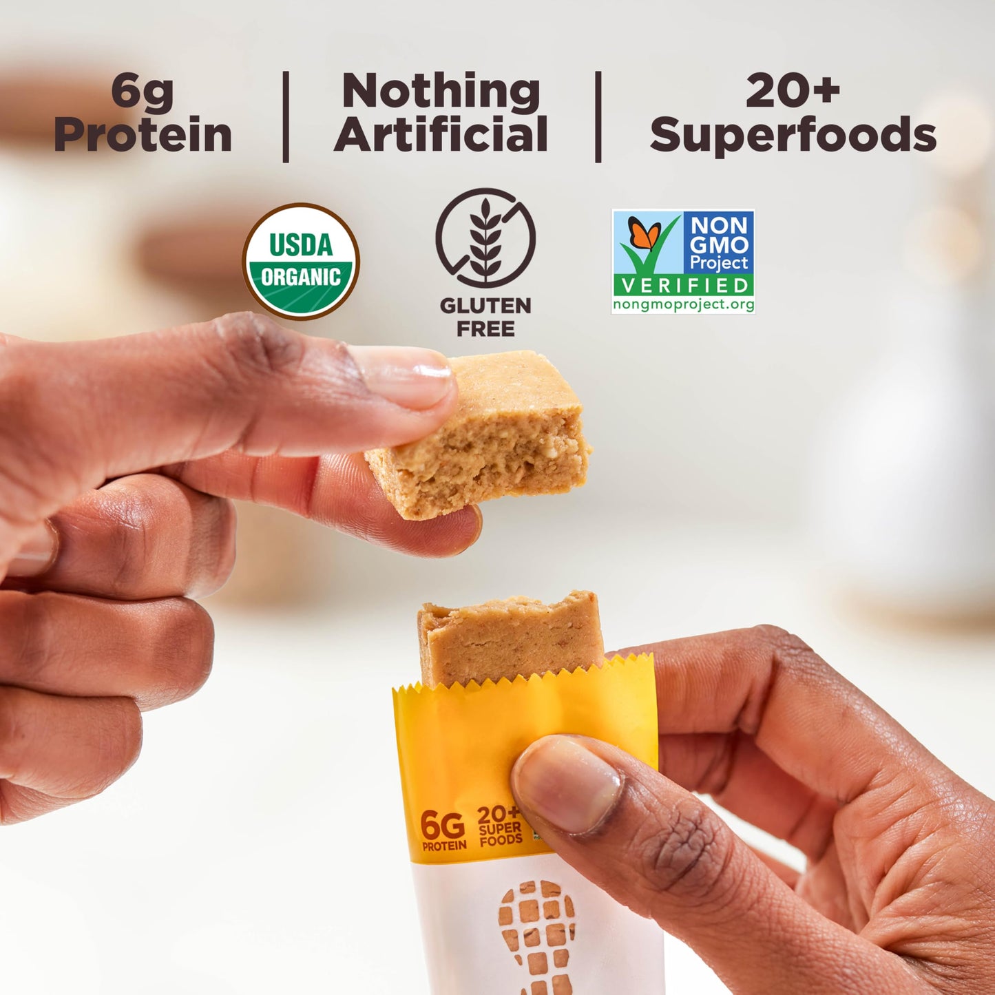 Perfect Bar Snack Size, Peanut Butter Protein Bar, Protein Snack, Snack Bar, Kids Bar, Organic, Gluten Free, Soy Free, Non Gmo,