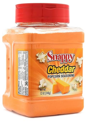 Snappy cheddar cheese Popcorn Seasoning 12 Oz
