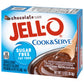 Jell-O Chocolate Pudding, Cook & Serve, Sugar Free, 1.3 Oz Box, 4 Packs