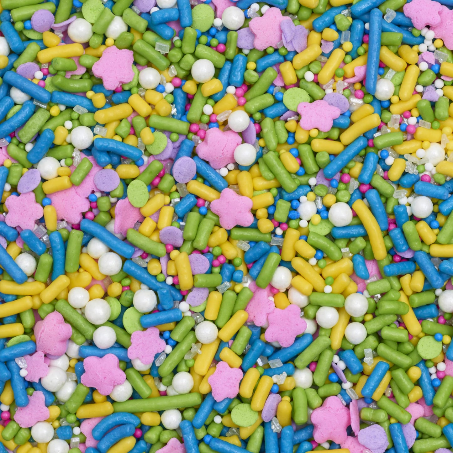 Decopac Spring Fusion Mix Candy Sprinkles, 26Oz, Fancy Sprinkles In Handheld Container, Edible Sprinkles For Celebration Cakes, Cupcakes, Cookies And Donuts