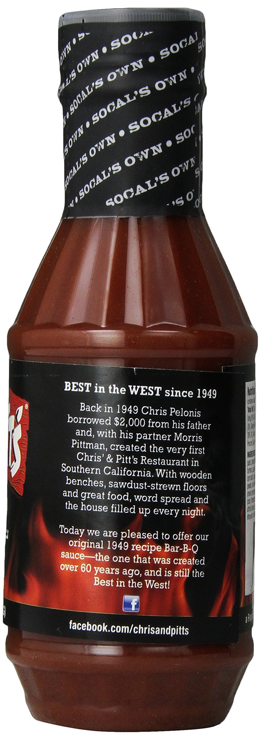 Chris' & Pitt'S Original BBQ Sauce, 18 oz