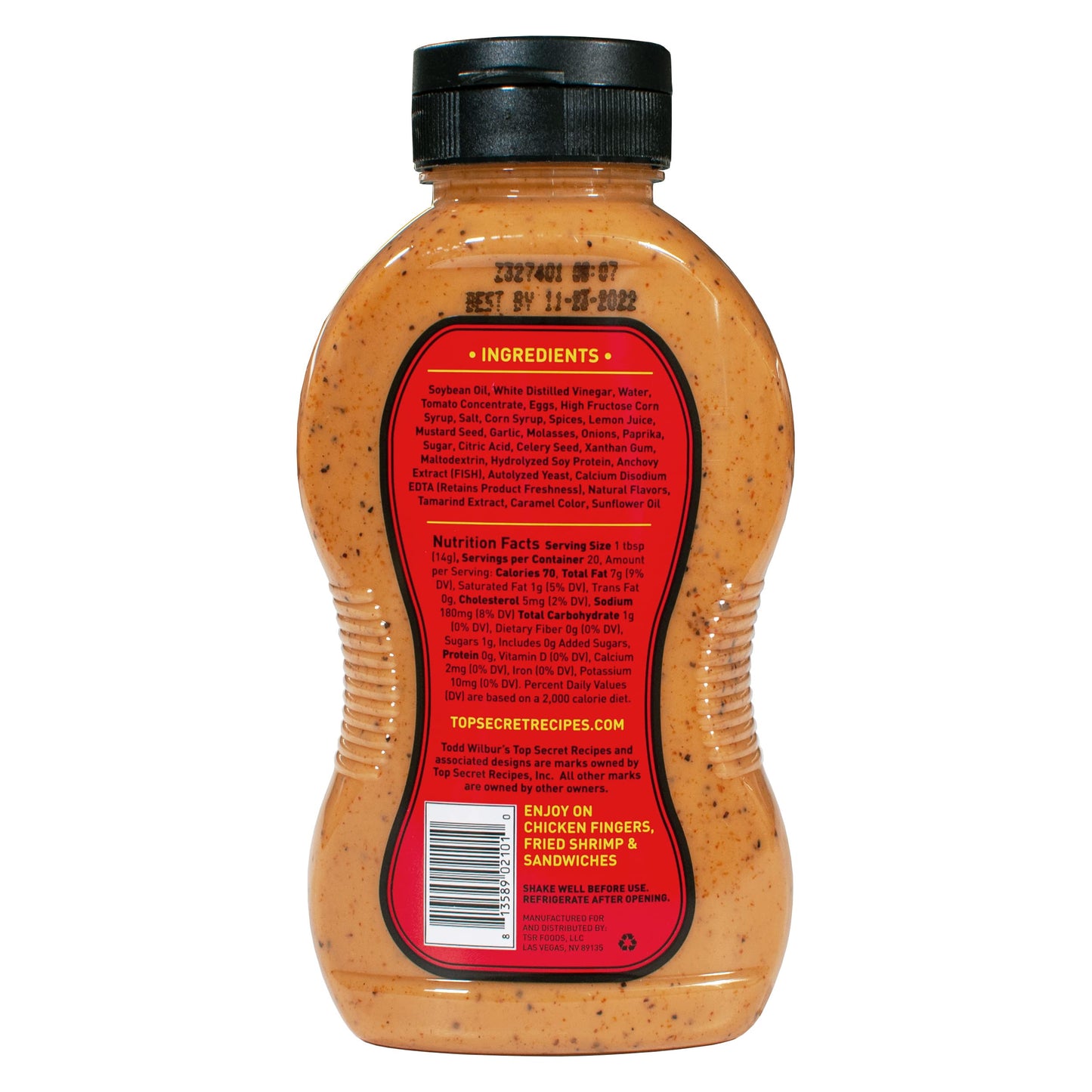 Todd Wilbur's Top Secret Recipes Chicken Tender Sauce (Like Zaxby's Zax Sauce) - For Chicken Fingers, Nuggets, Sandwiches, and F