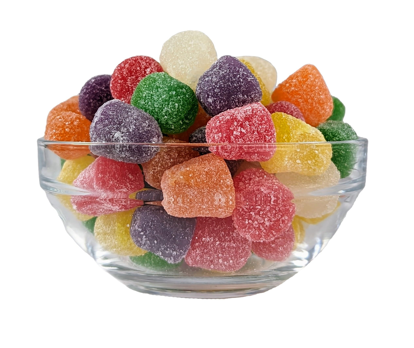 Medley Hills Farm Spice Drops Candy - Assorted Flavors, Soft Jelly Drops, 2 Lbs, Reusable Container