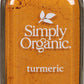 Simply Organic Ground Turmeric, 2.38 Oz