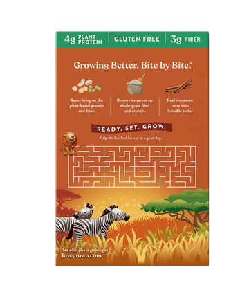 Love Grown Lion Hearts Cereal, 7.5 Oz. Box
