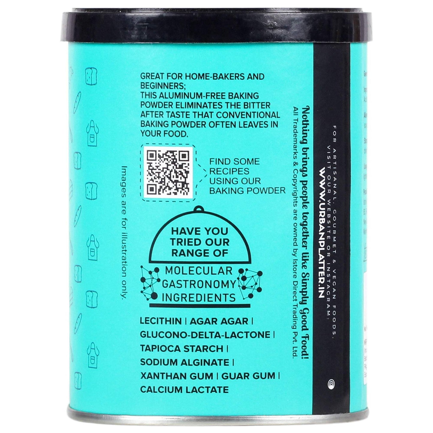 Urban Platter Aluminum Free Baking Powder | Double Acting Leavening Agent | Adds Fluffy Texture In Cakes | Used To Make Cookies,