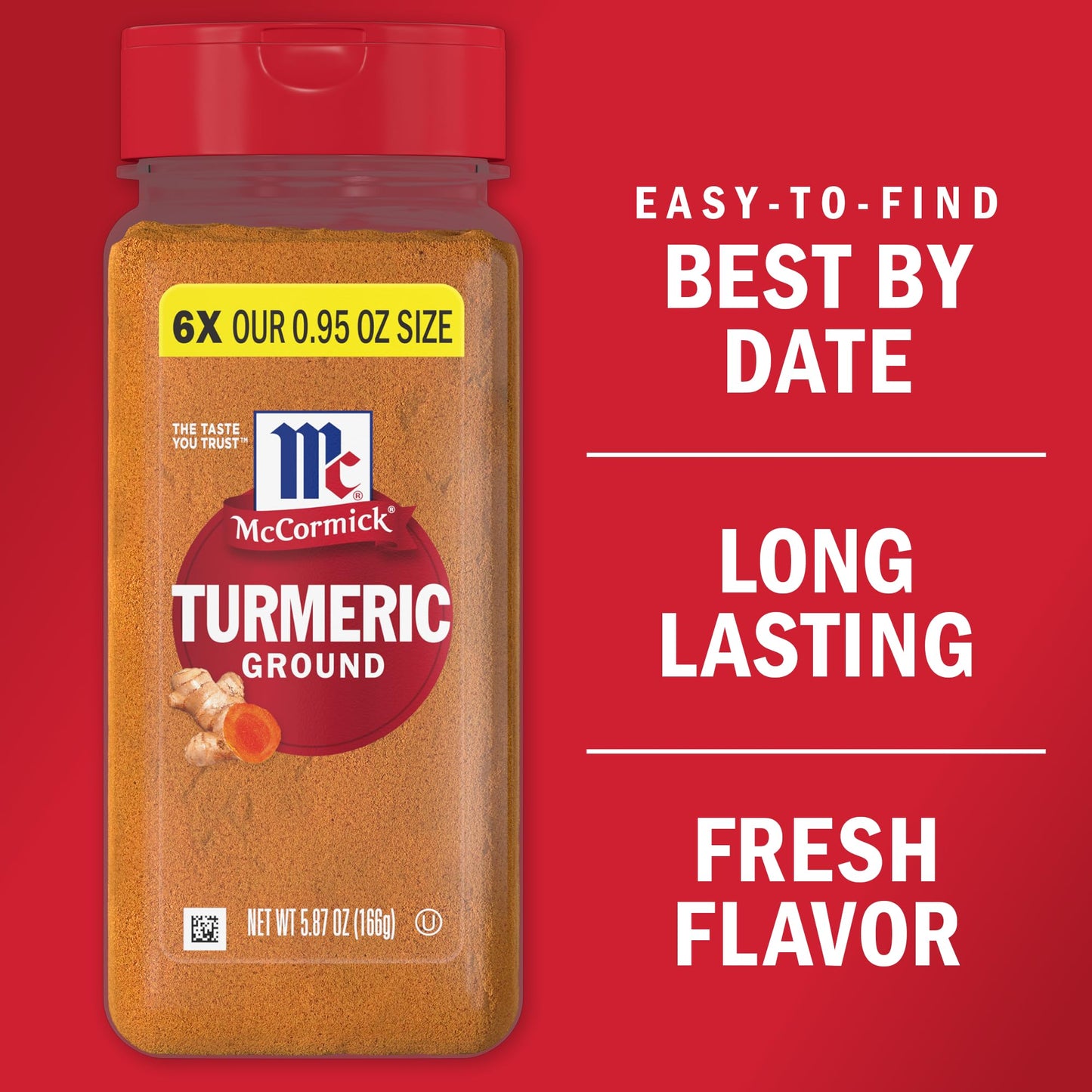 Mccormick Ground Turmeric, 5.87 Oz
