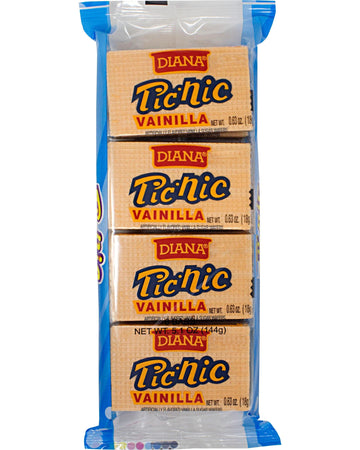 Generic Galletas Picni Diana Rellenas De 3 Sabores Fresa, Vainilla, Y Chocolate 1 Pack De Cada Sabor 24 Galletitas