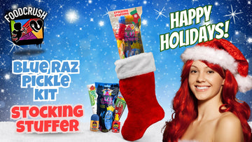 Food Crush Blue Raspberry Pickle Kit Sampler Pack with Mexican Candy - TikTok Trend Item