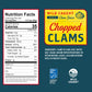 Snow s Wild Caught Chopped Clams Canned, 15 oz Can (Pack of 12) - Served in Clam Juice - 4g Protein Per Serving - Gluten Free,