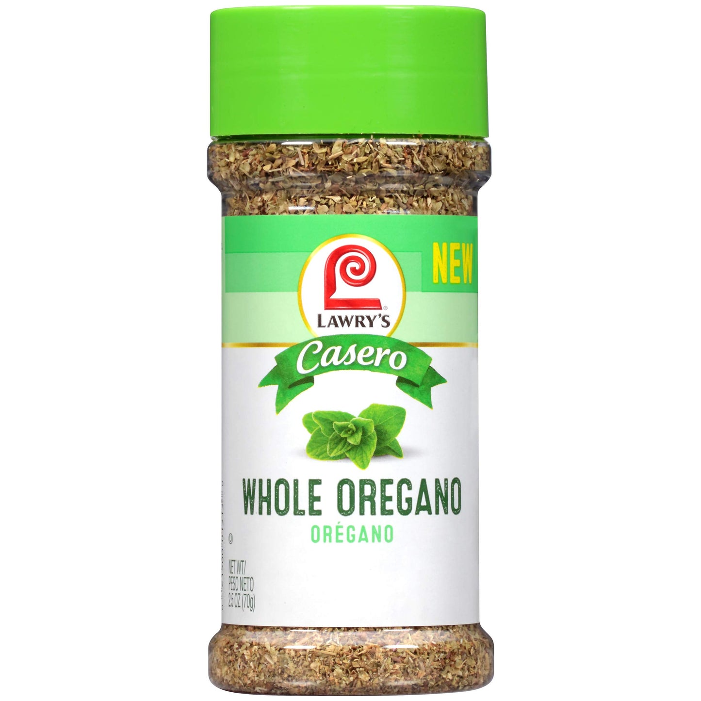 Lawrys Casero Whole Oregano, 2.5 oz