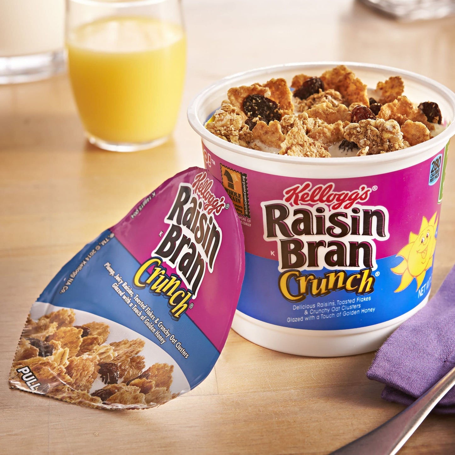 Kellogg'S Cold Breakfast Cereal Cups, Bulk Pantry Staples, Cereal Cups To Go, Variety Pack (24 Cups)