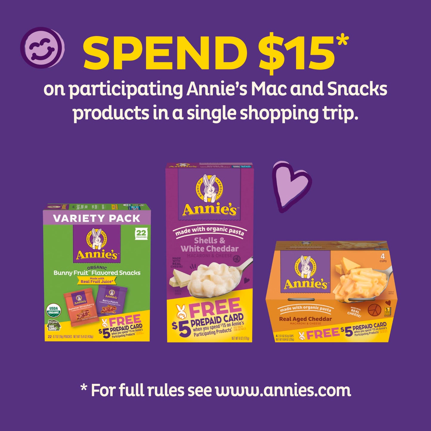 Annie'S Organic Friends Bunny Graham Snacks, Chocolate Chip, Chocolate & Honey, 7 Oz.