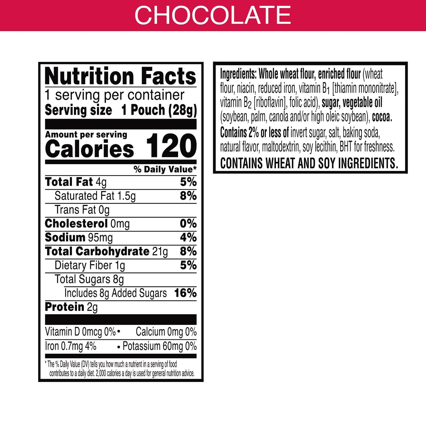 Kellogg s SCOOBY-DOO! Baked Graham Cracker Snacks, Lunch Snacks, Chocolate (40 Pouches)