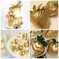 DecorRom Edible Glitter Spray - 10g Food Grade Luster Dust Powder for Cake Decorating, Baking, and Drinks - Gold