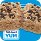 Rice Krispies Treats Marshmallow Snack Bars, Lunch Snacks, Chocolatey Chip Cookie Dough, 12.4oz Box (16 Count)